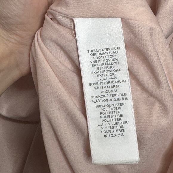 ⭐ 🔥 50% OFF SALE — FINAL PRICE Adrianna Papell Pink Satin Dress Formal Sz 4 NWT - Picture 13 of 15